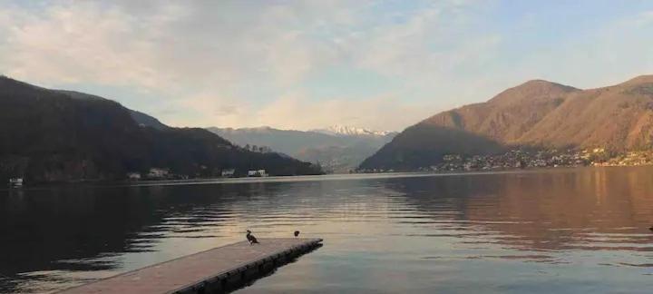 Rifugio Sul Lago Di Lugano A Porto Ceresio Esterno foto